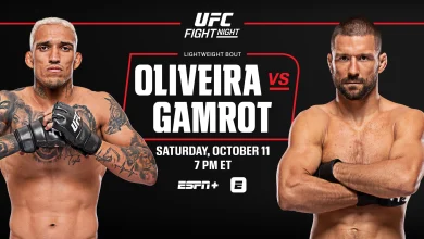 UFC Fight Night Oliveira vs. Gamrot
