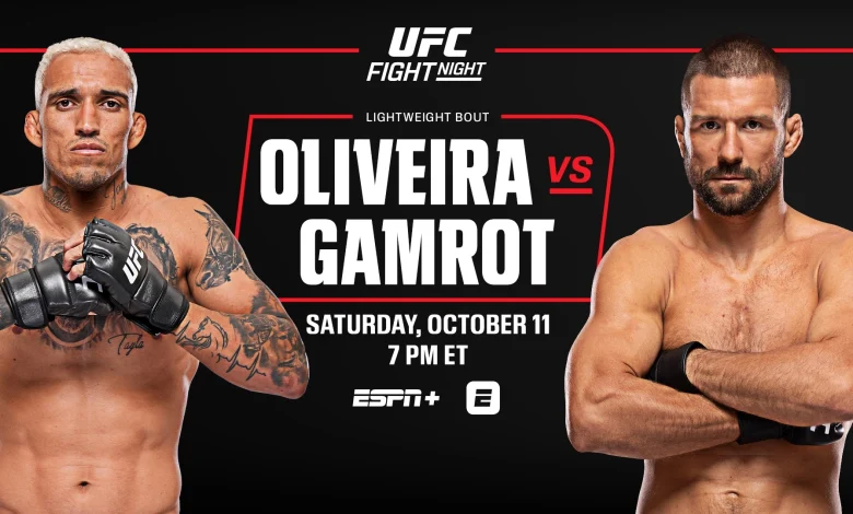 UFC Fight Night Oliveira vs. Gamrot